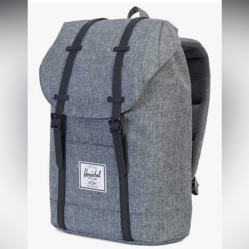 NWT Herschel Grey Unisex Retreat Backpack